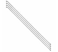 Rayon renforce inox argent 2,0mm avec tete coudee en 2,3mm l 200mm avec ecrous (
