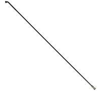 Rayon renforcé inox tête coudée avec écrous P2R Sapim 296 mm Noir 2,3x296 mm
