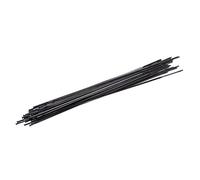 Rayon Velo,Rayons De VéLo 12 PCS VTT Vélo Terrasse Droite Terrasse Droite 26 27.5 29 700C Vélo(298mm)