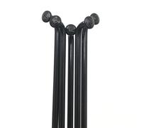 Rayon Velo,Rayons De VéLo 40 pcs/lot 12g Spokes 45# Matériau en Acier Portefeuille de vélo électrique Noir Diamètre de Couleur 2.6mm Porte-vélos E-Vélo J-Bend E-Bicyclettes (Color : 156mm)
