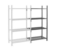 Rayonnage Charges lourdes Kit Suivant 4 étagères tubes 2000x1260x600 mm Fliplus