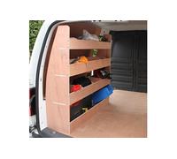 Rayonnage Contreplaqué avec étagères pour Rangement Outils Camionnettes VW Caddy SWB