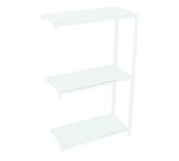 Rayonnage de bureau charge légère sans vis 1000x900x300 - 3 niveaux Gris - SIMON RACK - 8435104916810