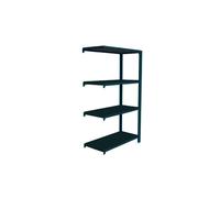 Rayonnage de bureau charge légère sans vis 1500x900x300 - 4 niveaux Anthracite - SIMON RACK - 8425437103605