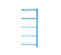Rayonnage de bureau charge légère sans vis 2100x900x400 - 5 niveaux Bleu/Blanc - SIMON RACK - 8435104994597