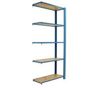 Rayonnage de bureau charge légère sans vis 2100x900x400 - 5 niveaux Bleu - SIMON RACK - 8425437147487