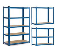 Rayonnage de rangement en métal 150 x 75 x 30 Humberg 4842