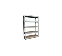 Rayonnage en acier sans boulons q-rax gris 120cm x 50cm x 182,5cm