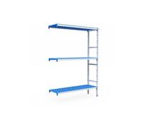 Rayonnage en Angle 3 Niveaux Profondeur 555 mm - L 2030 à 3235 mm - - 3010 mm