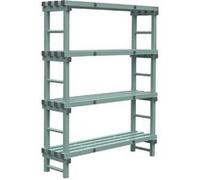Rayonnage Euro - Profondeur 400 & Hauteur 1750 - Jackstack by Rea - 1800 mm inox G