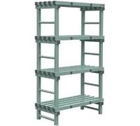 Rayonnage Euro - Profondeur 500 & Hauteur 1750 - Jackstack by Rea - 1000 mm inox G