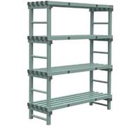 Rayonnage Euro - Profondeur 500 & Hauteur 1750 - Jackstack by Rea - 1400 mm inox G