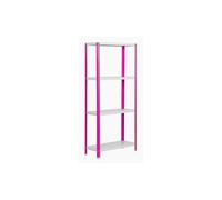 Rayonnage intérieur 1600x800x400 - 4 niveaux Rose/Blanc - SIMON RACK - 8425437061905