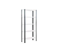 Rayonnage intérieur 1800x1000x300 - 5 niveaux Anthracite/Blanc - SIMON RACK - 8425437104244