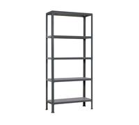 Rayonnage intérieur 1800x1000x300 - 5 niveaux Anthracite - SIMON RACK - 8425437104428