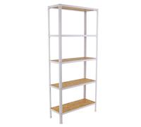 Rayonnage intérieur 1800x1000x300 - 5 niveaux Blanc - SIMON RACK - 8425437128981