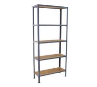 Rayonnage intérieur 1800x1000x300 - 5 niveaux Gris - SIMON RACK - 8425437128974