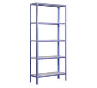 Rayonnage intérieur 1800x800x300 - 5 niveaux Blanc - SIMON RACK - 8435104940150