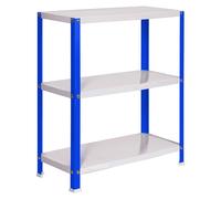 Rayonnage intérieur 900x1000x300 - 3 niveaux Bleu/Blanc - SIMON RACK - 8425437062056