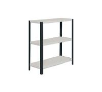 Rayonnage intérieur 900x800x300 - 3 niveaux Anthracite/Blanc - SIMON RACK - 8425437104091