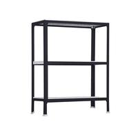 Rayonnage intérieur 900x800x300 - 3 niveaux Anthracite - SIMON RACK - 8425437104374