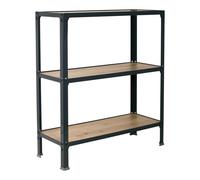 Rayonnage intérieur 900x800x300 - 3 niveaux Anthracite - SIMON RACK - 8425437137051