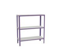 Rayonnage intérieur 900x800x300 - 3 niveaux Blanc - SIMON RACK - 8435104961933