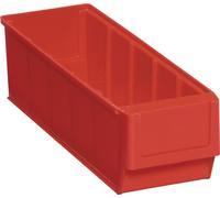 Rayonnage L300xL91xH81mm rouge Polypropylène