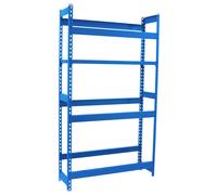 Rayonnage léger tri de bouteille sans vis 1000x1000x300 - 4 niveaux Bleu - SIMON RACK - 8425437147944