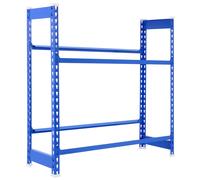 Rayonnage léger tri de bouteille sans vis 1000x800x300 - 2 niveaux Bleu - SIMON RACK - 8435104962404
