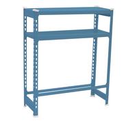 Rayonnage léger tri de bouteille sans vis 1000x800x300 - 3 niveaux Bleu - SIMON RACK - 8425437147913