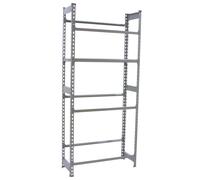 Rayonnage léger tri de bouteille sans vis 1000x800x300 - 4 niveaux Gris - SIMON RACK - 8425437087790