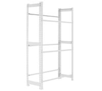 Rayonnage léger tri de bouteille sans vis 1800x800x300 - 3 niveaux Blanc - SIMON RACK - 8435104962558