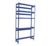 Rayonnage léger tri de bouteille sans vis 2000x1000x300 - 4 niveaux Bleu - SIMON RACK - 8425437119514