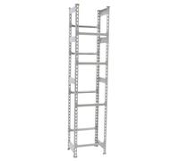 Rayonnage léger tri de bouteille sans vis 2000x400x300 - 4 niveaux Gris - SIMON RACK - 8425437087837