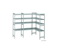 Rayonnage Linéaire pour Chambre Froide 4 Niveaux - Nosem blanc