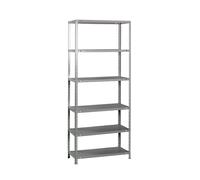 Rayonnage métallique léger à vis 2000x1100x400 - 6 niveaux Galvanisé - SIMON RACK - 8425437129988