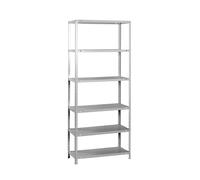 Rayonnage métallique léger à vis 2000x1100x400 - 6 niveaux Gris - SIMON RACK - 8425437091391