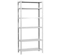 Rayonnage métallique léger à vis 2000x800x300 - 6 niveaux Blanc - SIMON RACK - 8425437091261