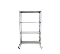 Rayonnage mobile métallique léger sans vis 1575x900x300 - 4 niveaux Galvanisé - SIMON RACK - 8435104962916