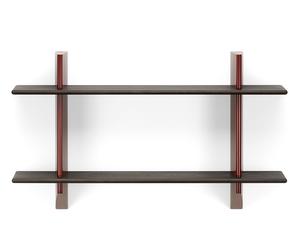 Rayonnage Mural étagère murale Vitra Chêne massif foncé - Japanese red - 4055737138386