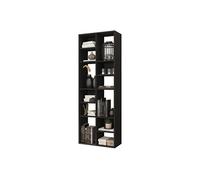 Rayonnage Hauteur 176 cm 12 Niches Noir - L 67.9 x l 29.8 x H 176.4 cm