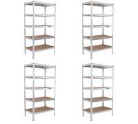 Rayonnage pour Charge Lourde 180x90x60cm Râtelier de Stockage Atelier Shelf 875
