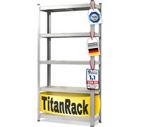 Rayonnage pour charges lourdes différentes couleurs & tailles jusqu'à 1250 kg de capacité de charge galvanisé hauteur/largeur/profondeur : 180x90x45 cm