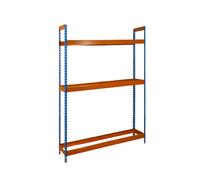 Rayonnage pour garage auto - 2000x1200x450 - 3 niveaux Bleu/Orange - SIMON RACK - 8435104986202