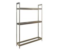 Rayonnage pour garage auto - 2000x1200x450 - 3 niveaux Galvanisé - SIMON RACK - 8435104986196