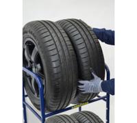 Rayonnage pour pneus de voiture, pour 4 pneus, bleu