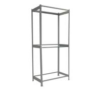 Rayonnage pour vêtements 1500x1200x750 - 3 niveaux Gris - SIMON RACK - 8425437092848