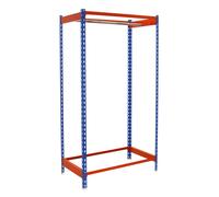 Rayonnage pour vêtements 1500x900x500 - 1 niveau Bleu/Orange - SIMON RACK - 8435104958377