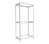 Rayonnage pour vêtements 1500x900x750 - 3 niveaux Blanc - SIMON RACK - 8425437092800